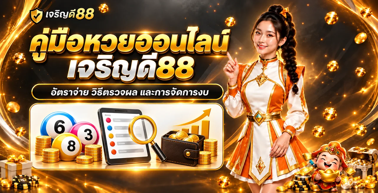 เจริญดี88 | คู่มือหวยออนไลน์ อัตราจ่ายและตรวจผล